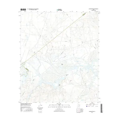 2016 Map of Wyser Bottom, 2016 Print