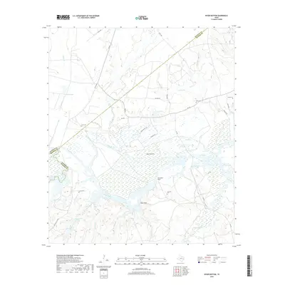 2019 Map of Wyser Bottom, 2019 Print