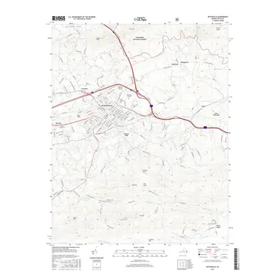 2016 Map of Wytheville, 2016 Print