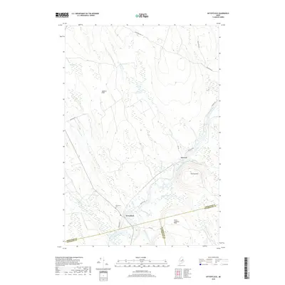 2018 Map of Wytopitlock, 2018 Print