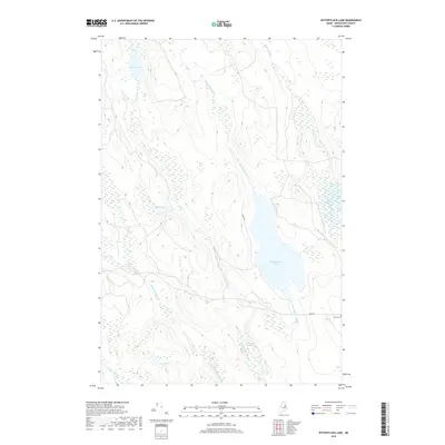 2018 Map of Wytopitlock Lake, 2018 Print