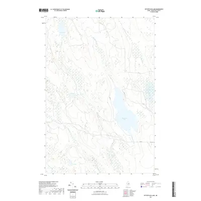 2021 Map of Wytopitlock Lake, 2021 Print
