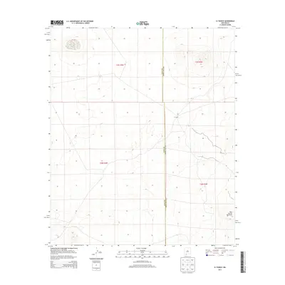 2013 Map of X-7 Ranch, 2013 Print