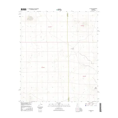 2017 Map of X-7 Ranch, 2017 Print
