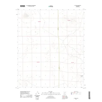 2020 Map of X-7 Ranch, 2020 Print