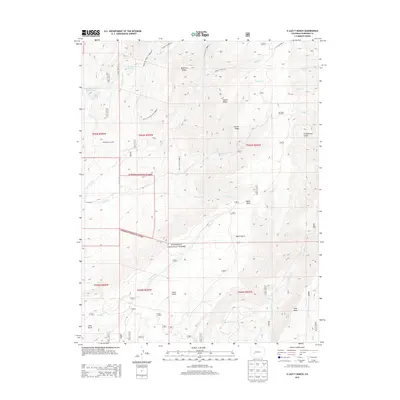 2013 Map of X Lazy F Ranch, 2013 Print