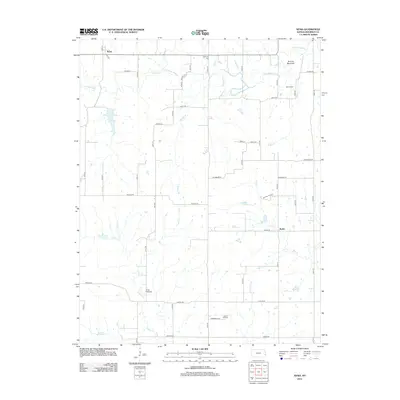 2012 Map of Xenia, 2012 Print