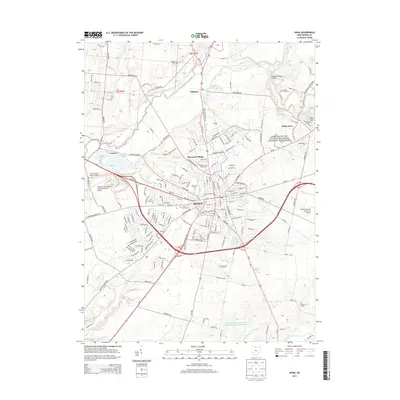 2013 Map of Xenia, 2013 Print