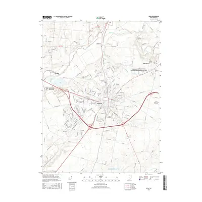 2016 Map of Xenia, 2016 Print