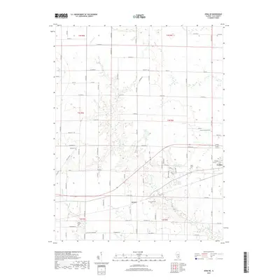 2018 Map of Xenia NE, 2018 Print