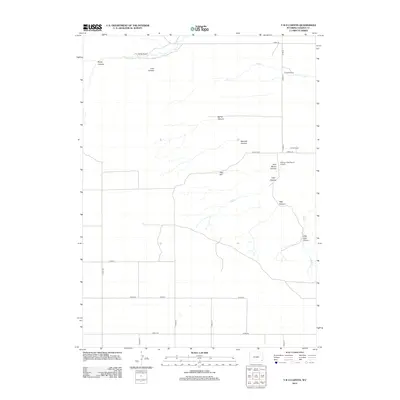2012 Map of Y B O Canyon, 2012 Print