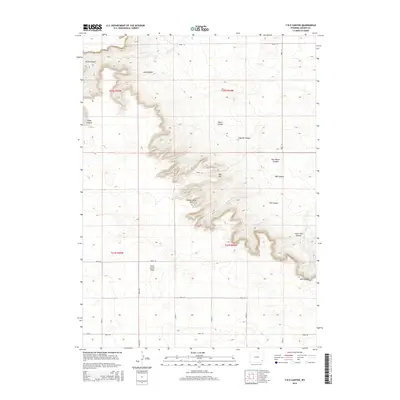 2015 Map of Y B O Canyon, 2015 Print
