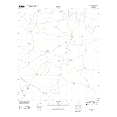 2010 Map of Y O Ranch, 2010 Print