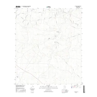 2016 Map of Y O Ranch, 2016 Print