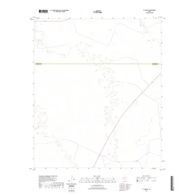 2019 Map of Y T Ranch, 2019 Print
