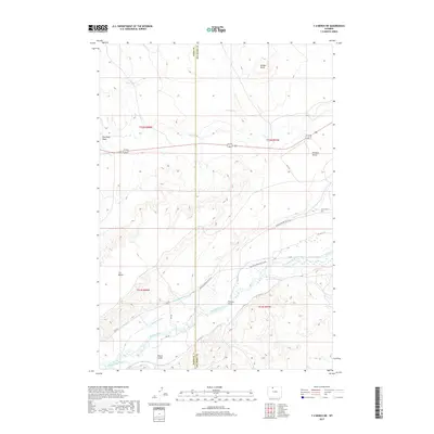2017 Map of Y U Bench NE, 2017 Print