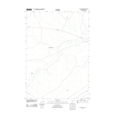 2012 Map of Y U Bench NW, 2012 Print