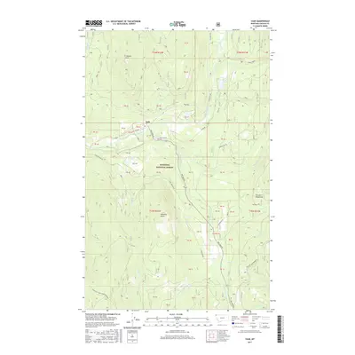 2017 Map of Yaak, 2017 Print