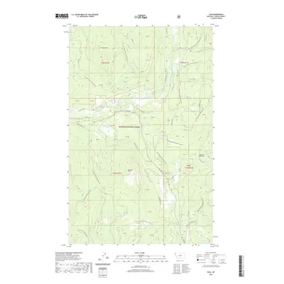 2020 Map of Yaak, 2020 Print