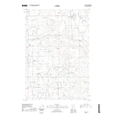 2020 Map of Yacolt, 2020 Print
