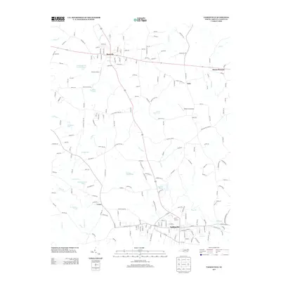 2013 Map of Yadkinville, 2013 Print