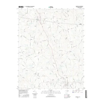 2016 Map of Yadkinville, 2016 Print