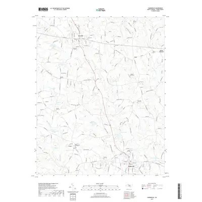2019 Map of Yadkinville, 2019 Print