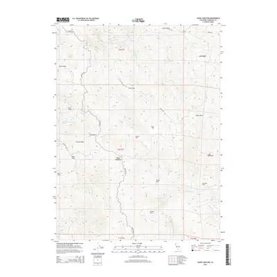 2015 Map of Yager Junction, 2015 Print