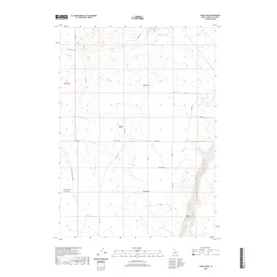 2020 Map of Yahoo Creek, 2020 Print
