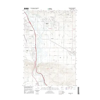 2017 Map of Yakima East, 2017 Print