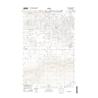 2013 Map of Yakima West, 2013 Print