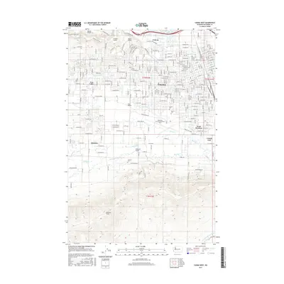 2017 Map of Yakima West, 2017 Print