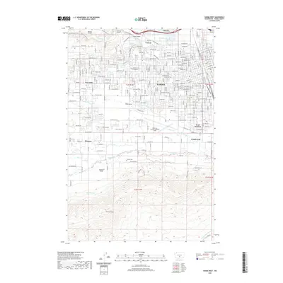 2020 Map of Yakima West, 2020 Print
