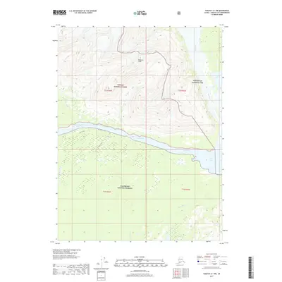 2017 Map of Yakutat A-1 NW, 2017 Print