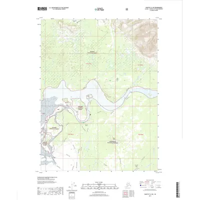 2017 Map of Yakutat A-2 NE, 2017 Print