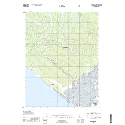 2017 Map of Yakutat A-2 NW, 2017 Print
