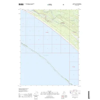 2017 Map of Yakutat A-3 NE, 2017 Print