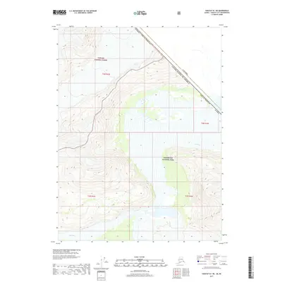 2017 Map of Yakutat B-1 NE, 2017 Print