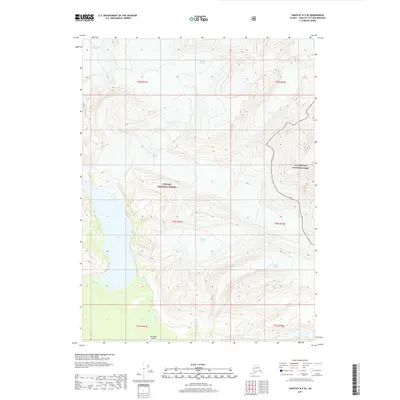 2017 Map of Yakutat B-2 SE, 2017 Print