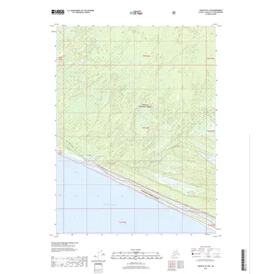 2017 Map of Yakutat B-3 SW, 2017 Print