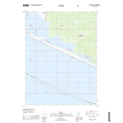 2017 Map of Yakutat B-4 SE, 2017 Print