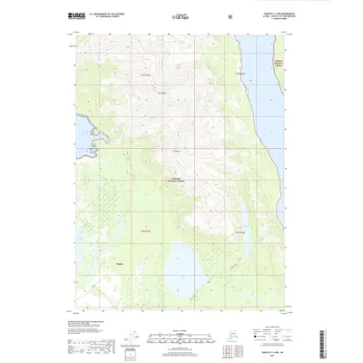 2017 Map of Yakutat C-4 NW, 2017 Print