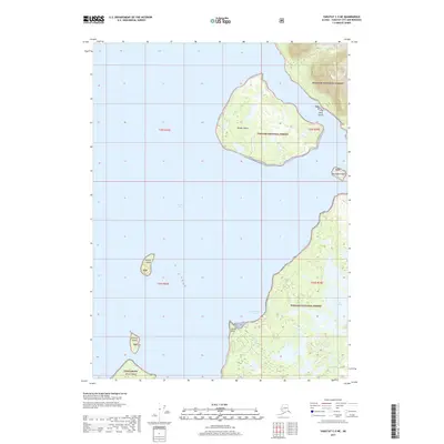 2017 Map of Yakutat C-5 NE, 2017 Print
