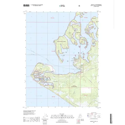 2017 Map of Yakutat C-5 SW, 2017 Print