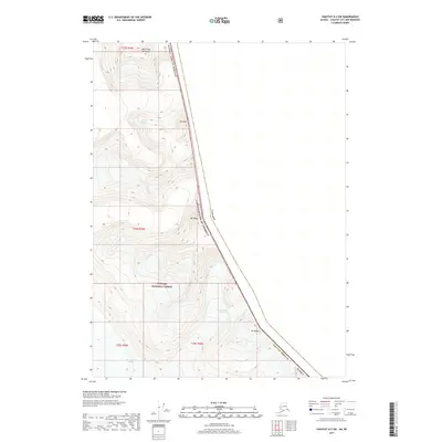 2017 Map of Yakutat D-2 SW, 2017 Print