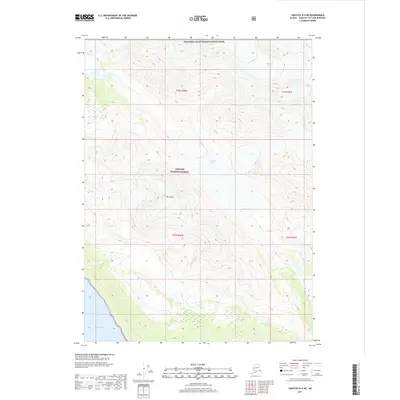 2017 Map of Yakutat D-4 NE, 2017 Print