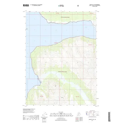2017 Map of Yakutat D-4 SE, 2017 Print