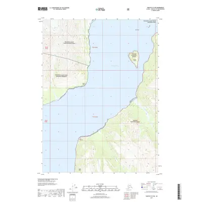 2017 Map of Yakutat D-5 NE, 2017 Print