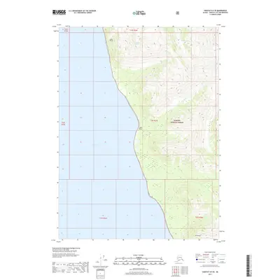 2017 Map of Yakutat D-5 SE, 2017 Print