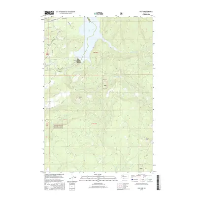2017 Map of Yale Dam, 2017 Print